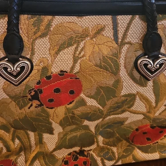 BRIGHTON LADYBUG ALYSSA TAPERSTY BAG. NEVER USED. - Picture 7 of 16